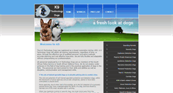 Desktop Screenshot of k9technologydogs.co.za